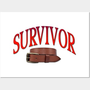 Belt Spanking Survivor Posters and Art